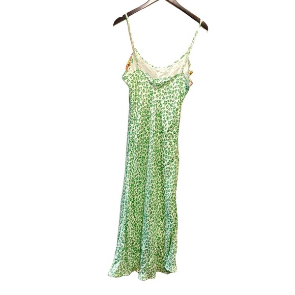 Rixo x Target Leopard Animal Print Colorful Ruffle Front Sleeveless Midi Dress - Picture 7 of 9